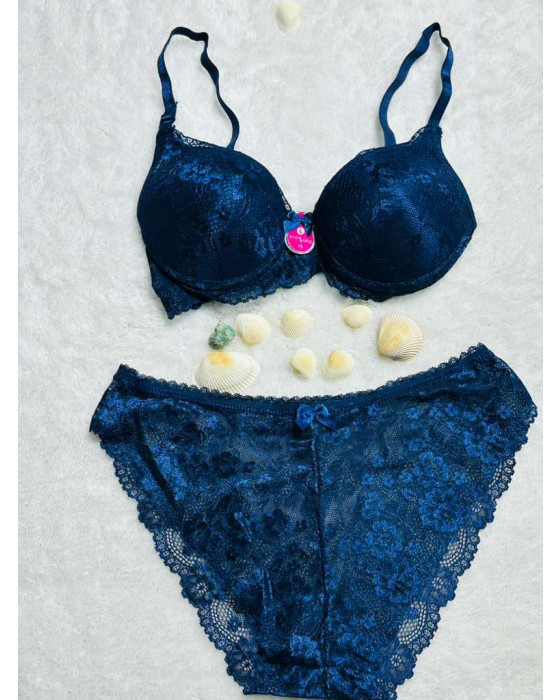 Ecem Yildiz Silikonlu Dolgulu Sütyen Külot Takım MV-ST07